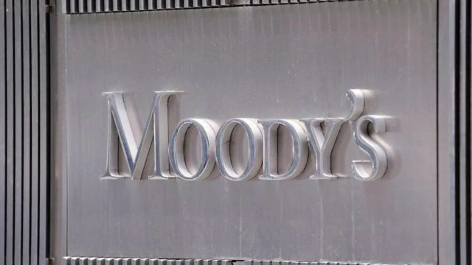 Il logo di Moody's presso la sede di New York dell'agenzia di rating / ANSA