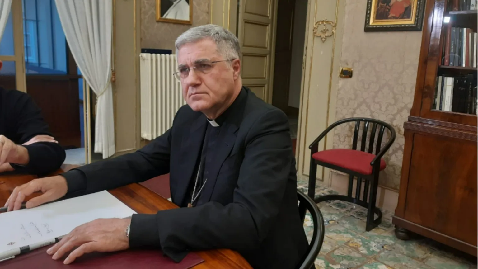 L'arcivescovo di Palermo Corrado Lorefice