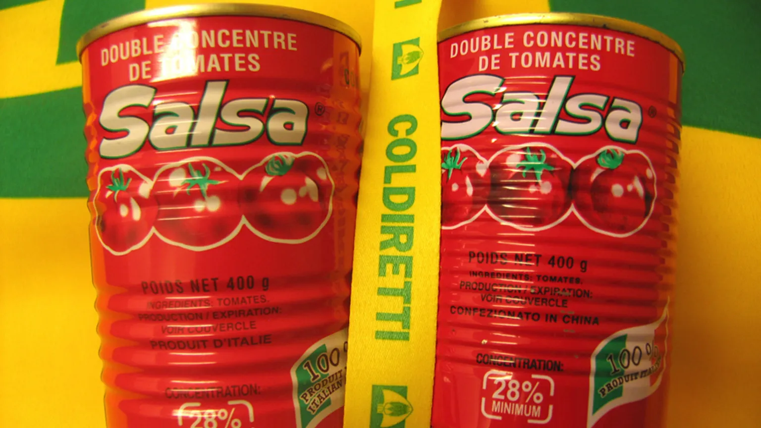Lattine di salsa di pomodoro cinese