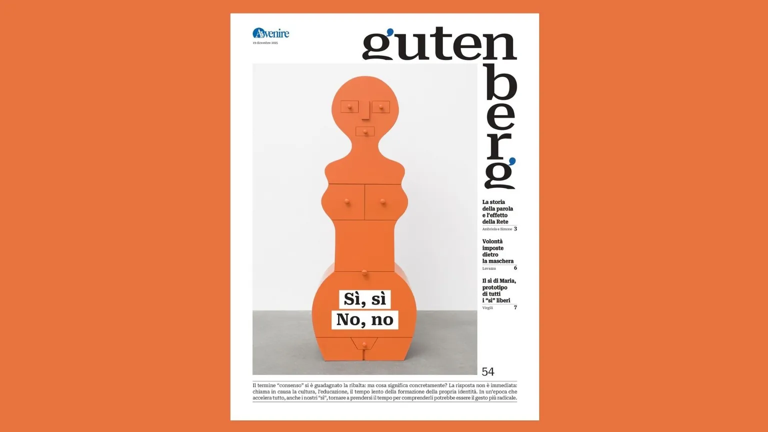 Sì, sì. No, no. Gutenberg alle radici dell'idea di consenso