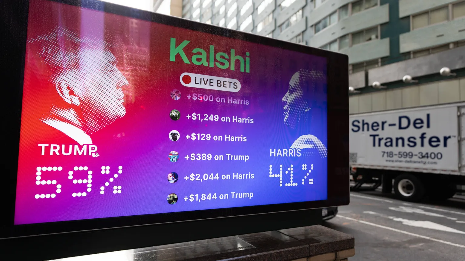 Kalshi è una piattaforma di mercato predittivo che accetta scommesse su un’ampia varietà di risultati di eventi futuri, dallo sport alle elezioni politiche / FOTOGRAMMA