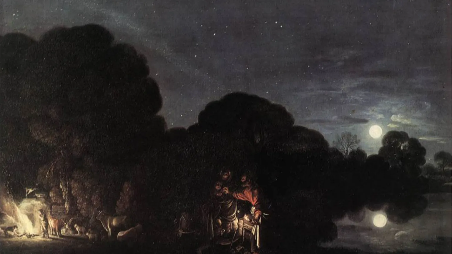 Il 1609 e la Luna di Galilei che illumina la Sacra Famiglia