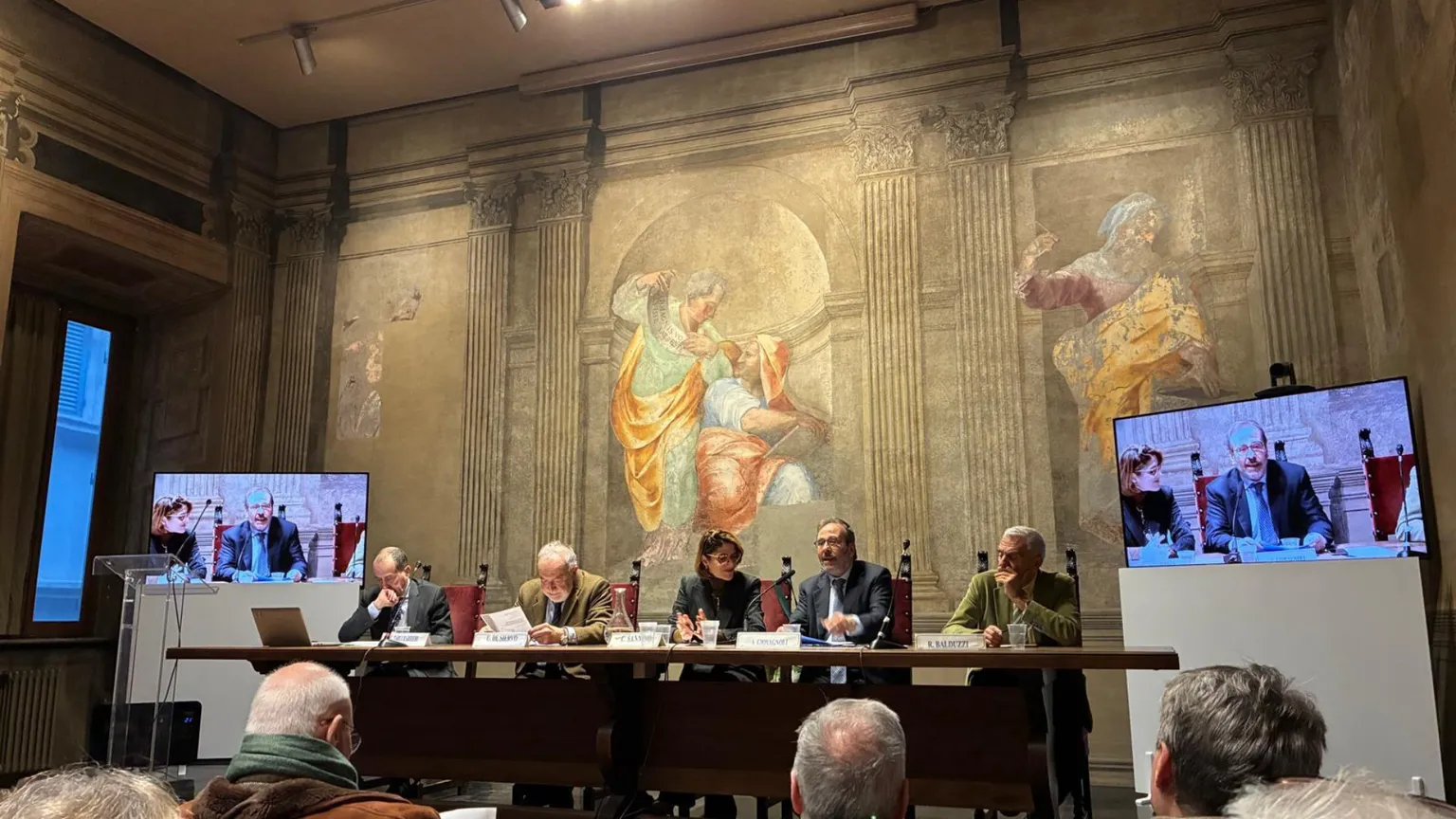 Un momento dell'incontro all'Istituto Sturzo sul Csm. Foto Angelo Picariello
