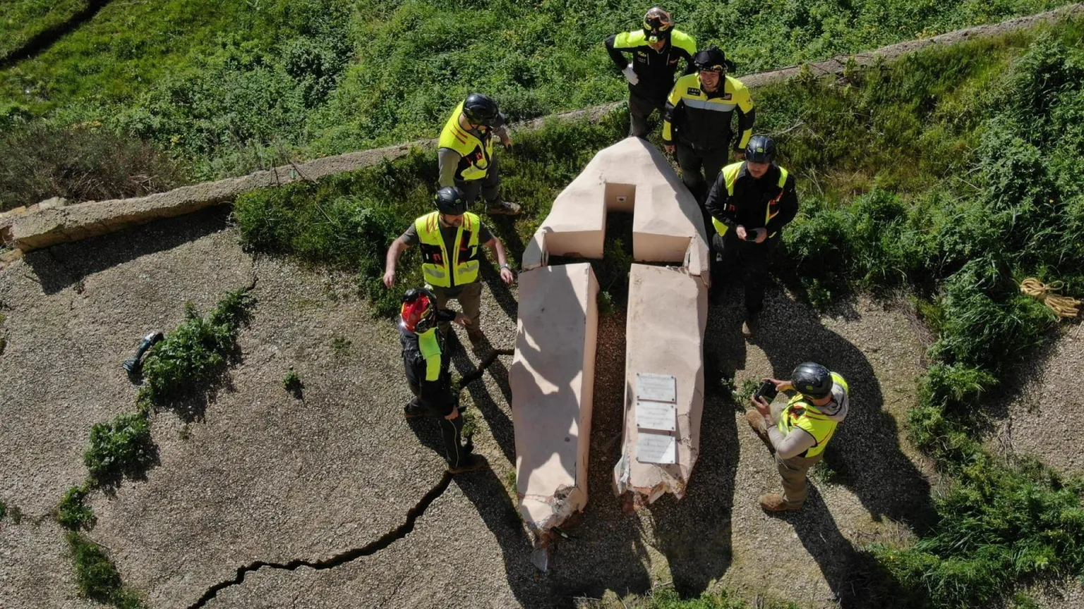 La croce di Niscemi è stata recuperata e indica la strada della speranza
