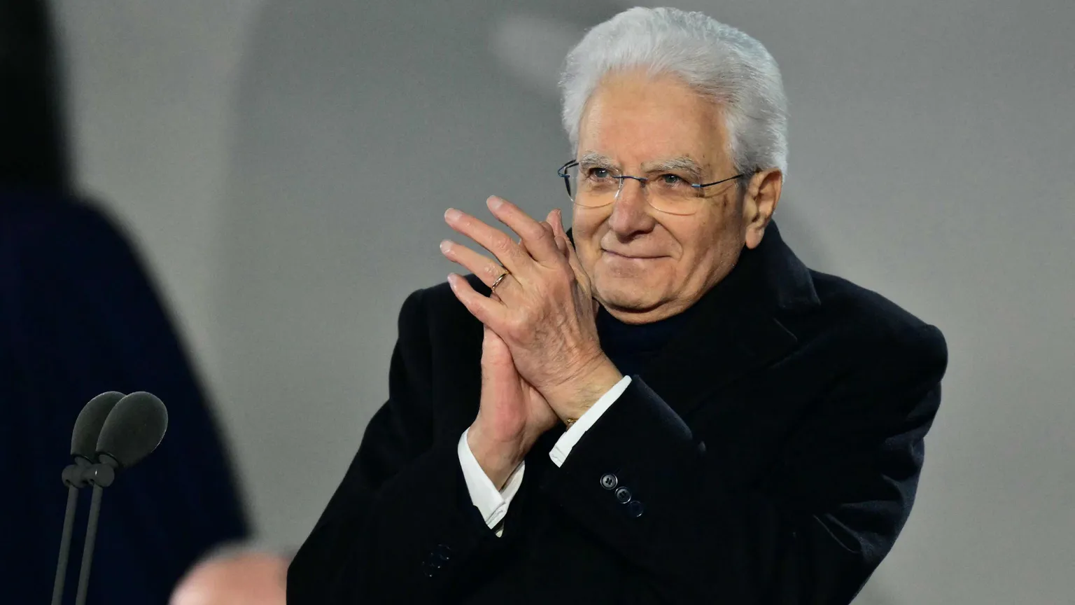 Il presidente della Repubblica Sergio Mattarella. Foto di Stefano RELLANDINI / AFP