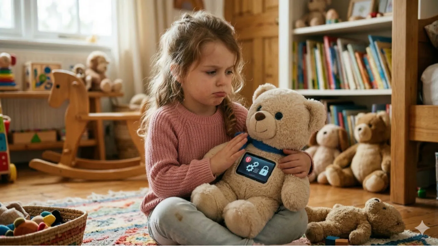 «Ti voglio bene», dice la bambina al peluche. «Attieniti alle linee guida», risponde lui.