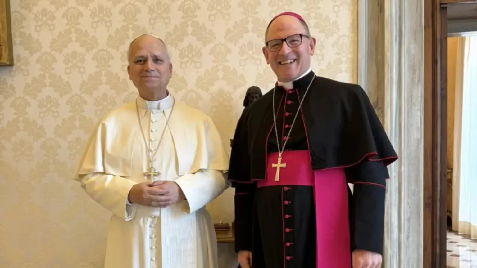 Randazzo con papa Leone XIV