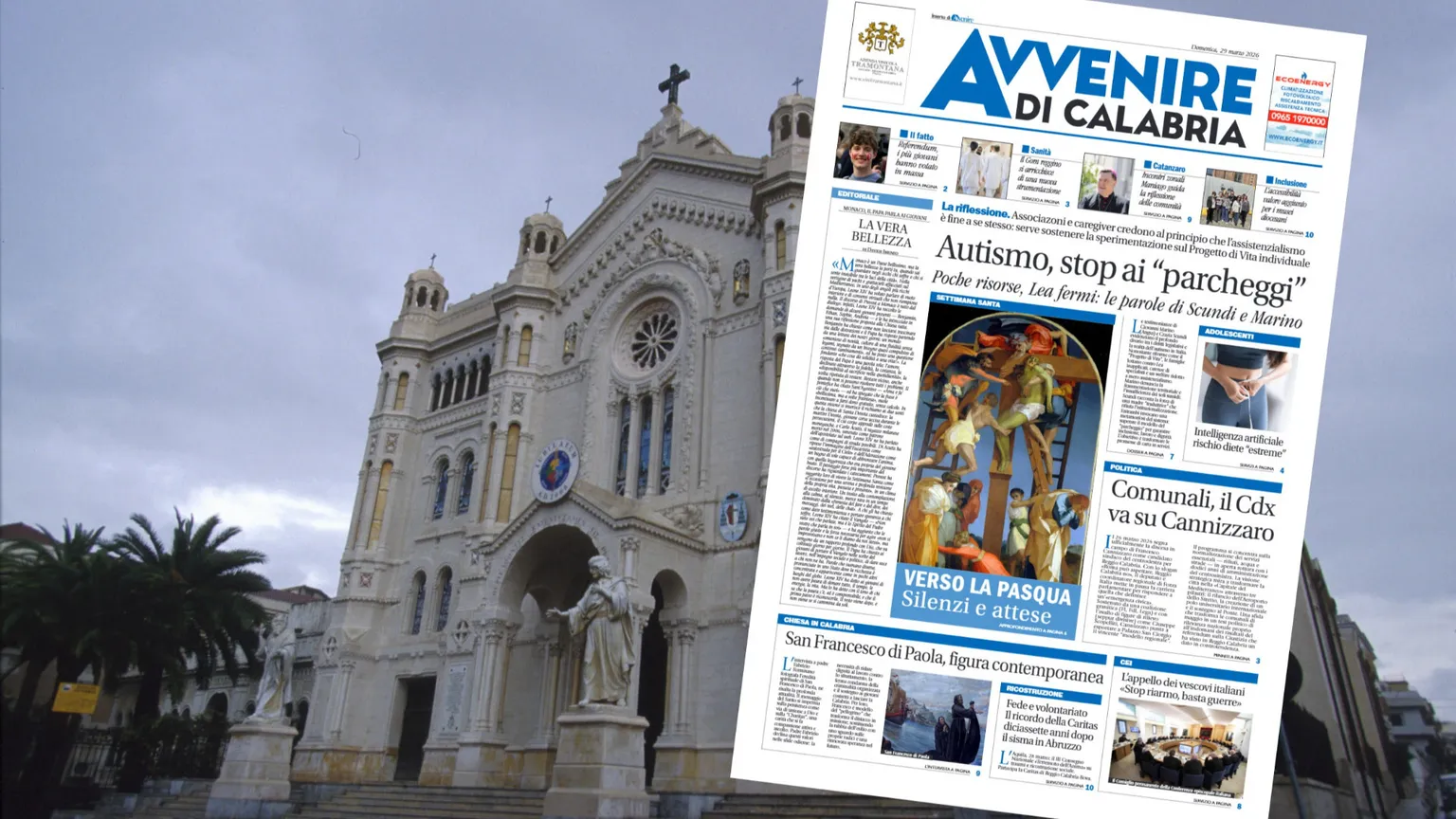 Elezioni comunali, Referendum e autismo: domani torna in edicola Avvenire di Calabria