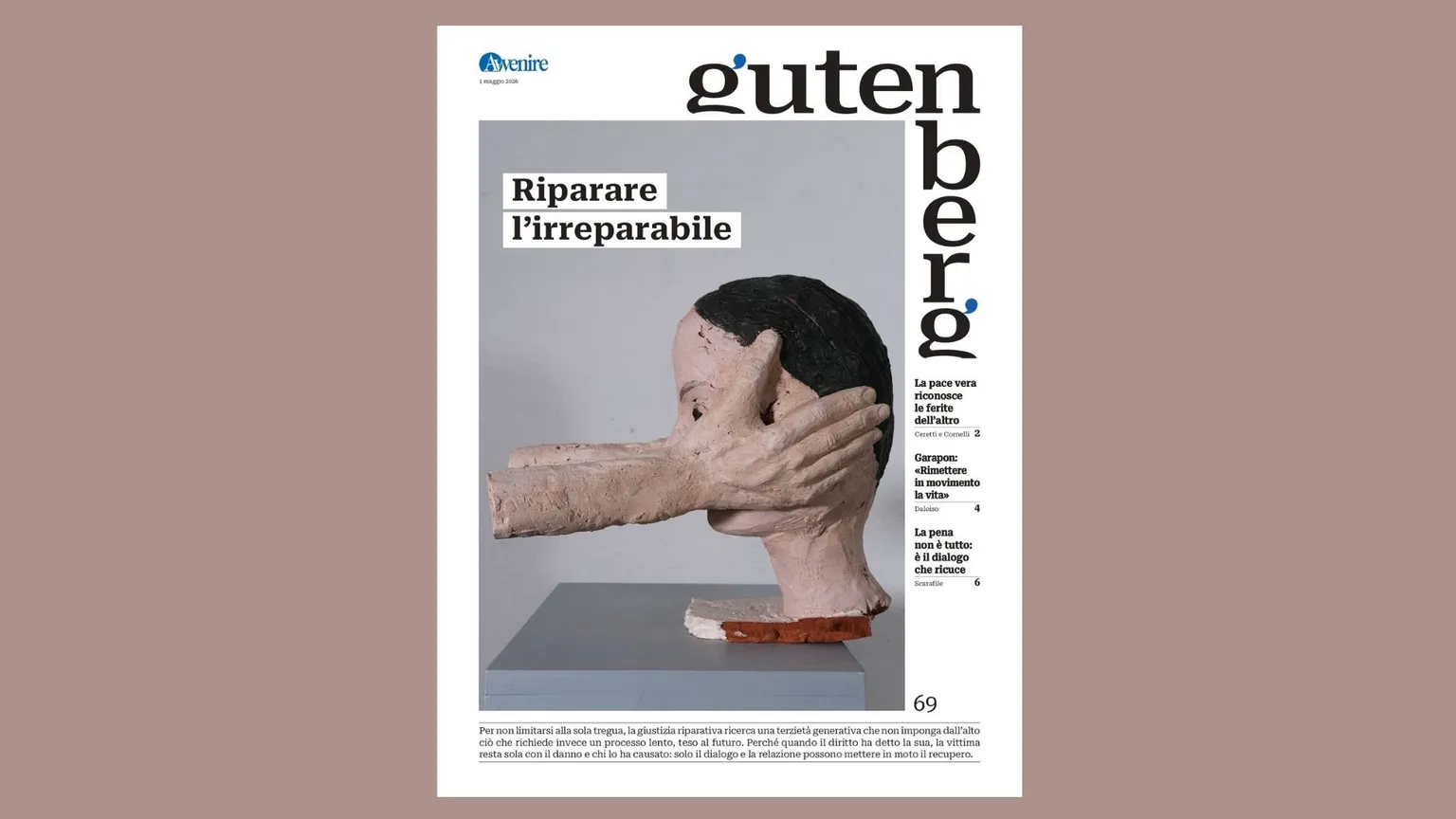 Riparare l'irreparabile: la giustizia riparativa sul nuovo Gutenberg