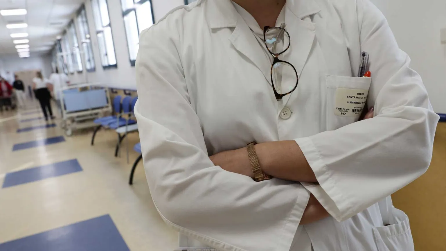 Un medico internista in una foto d'archivio