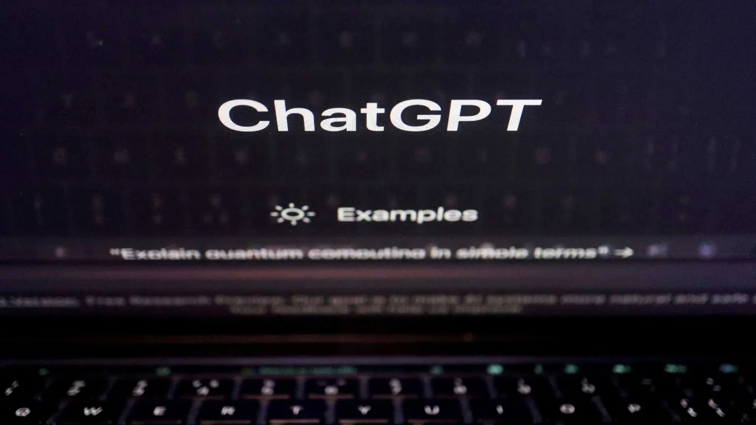 La schermata di ChatGpt