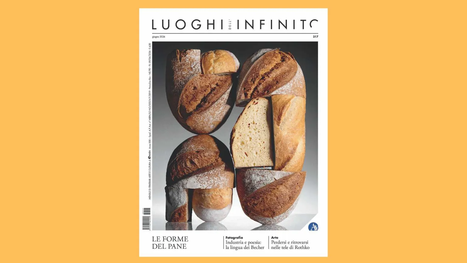 Su "Luoghi dell'Infinito" di giugno "Le forme del pane"