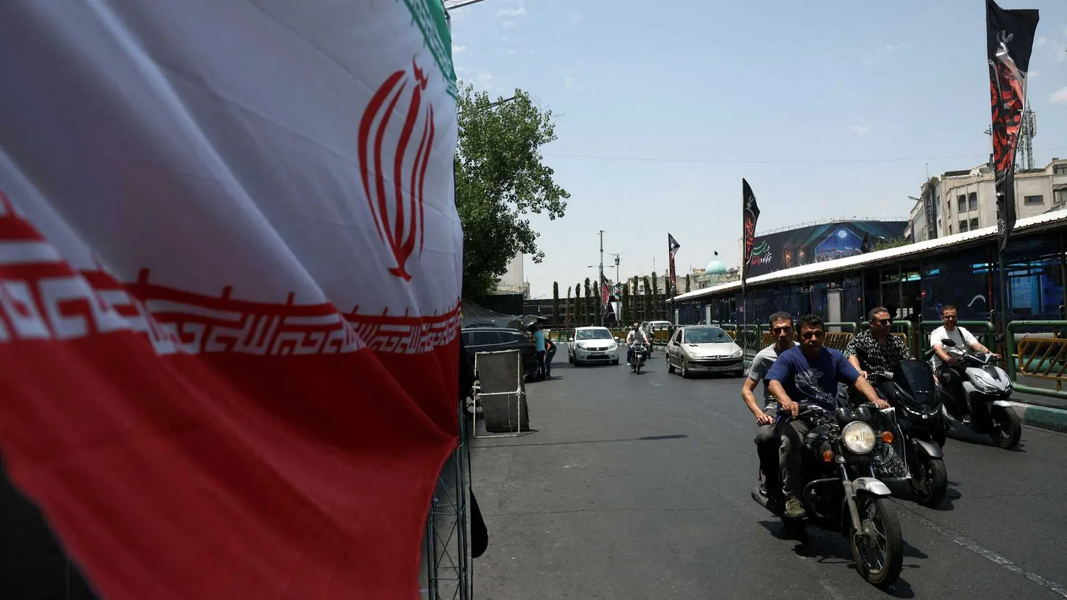 Una strada di Teheran