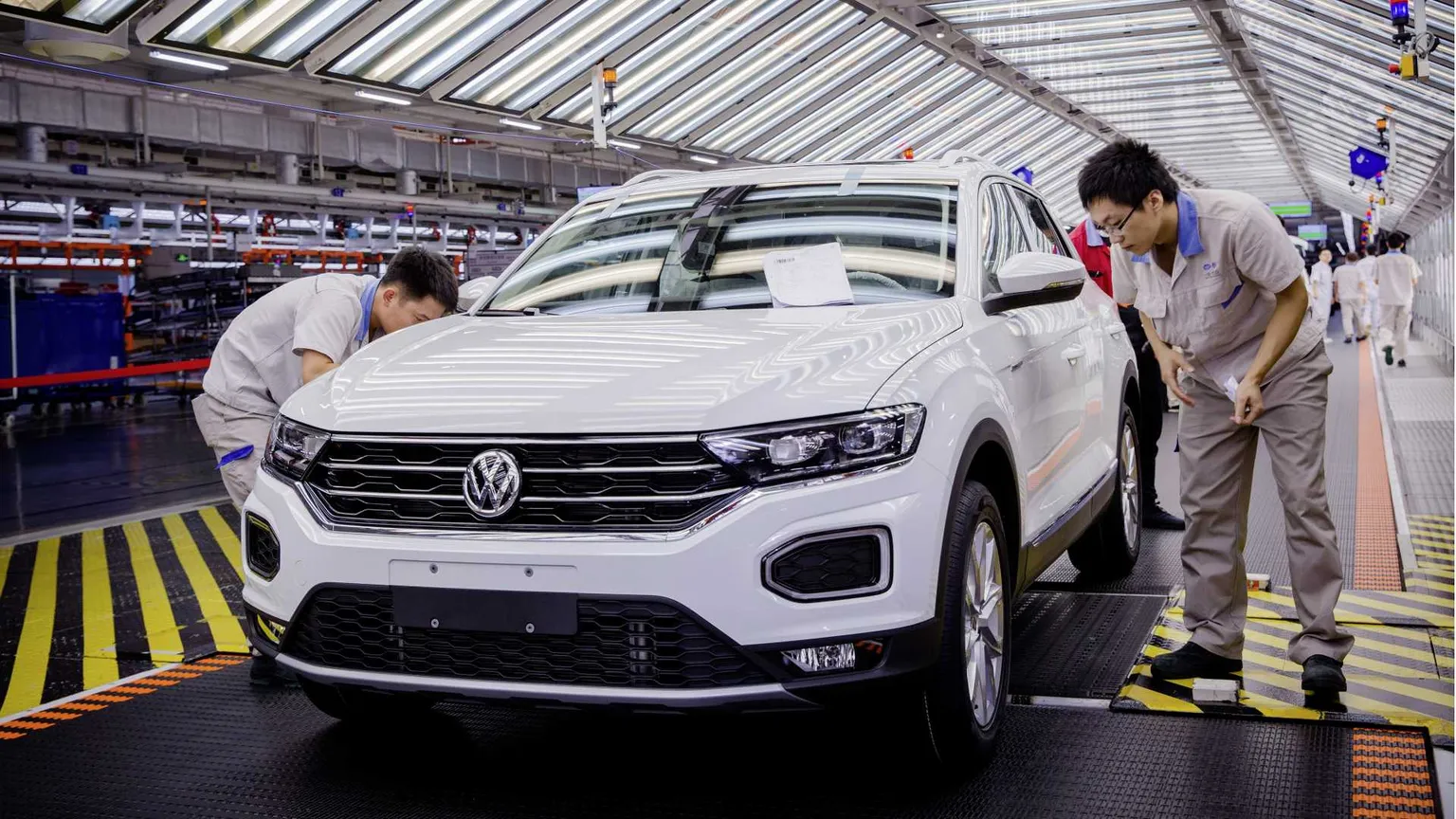 Uno stabilimento Volkswagen