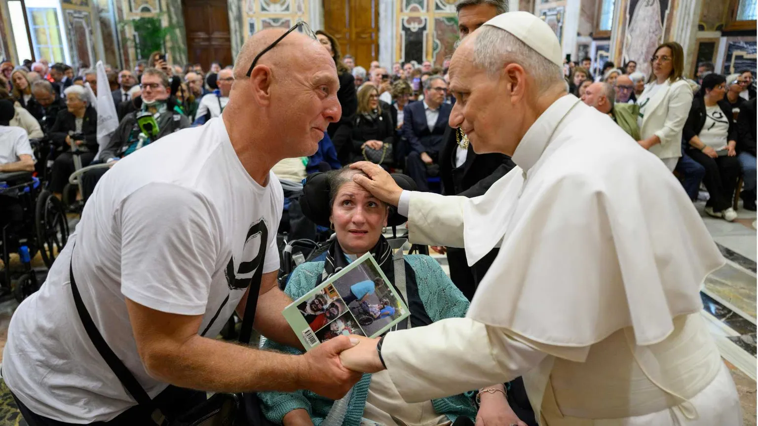 «Noi malati di Sla, il Papa e la certezza di appartenere a un popolo»