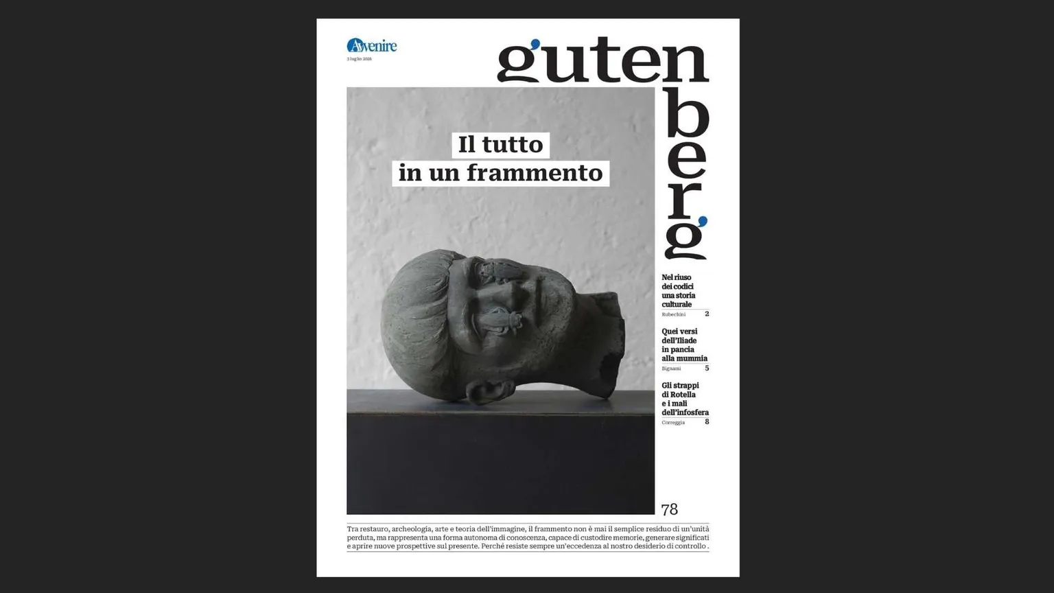 Il nuovo Gutenberg cerca il tutto in un frammento