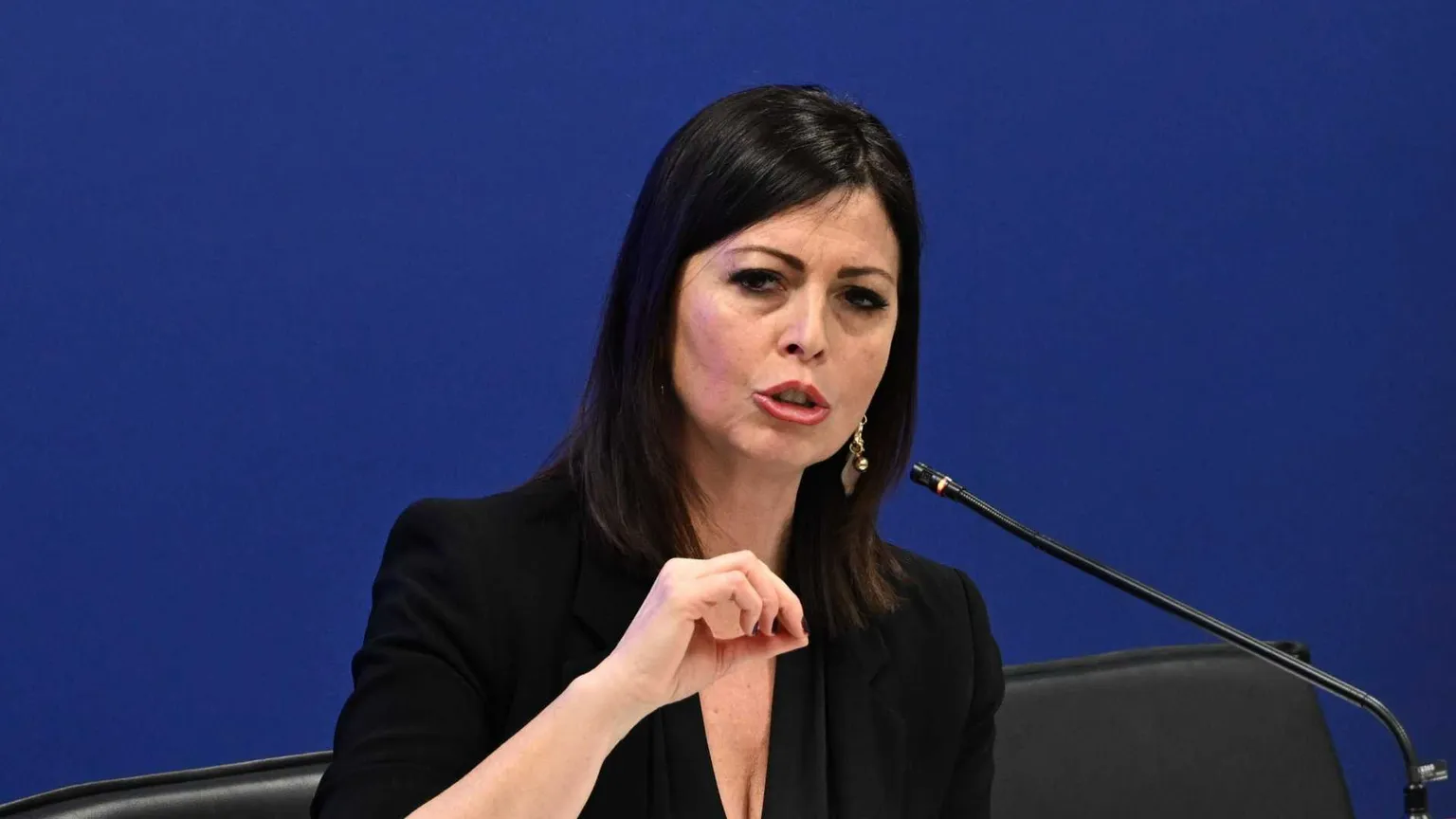 Nella foto Barbara Floridia, presidente (M5s) della Vigilanza sulla Rai