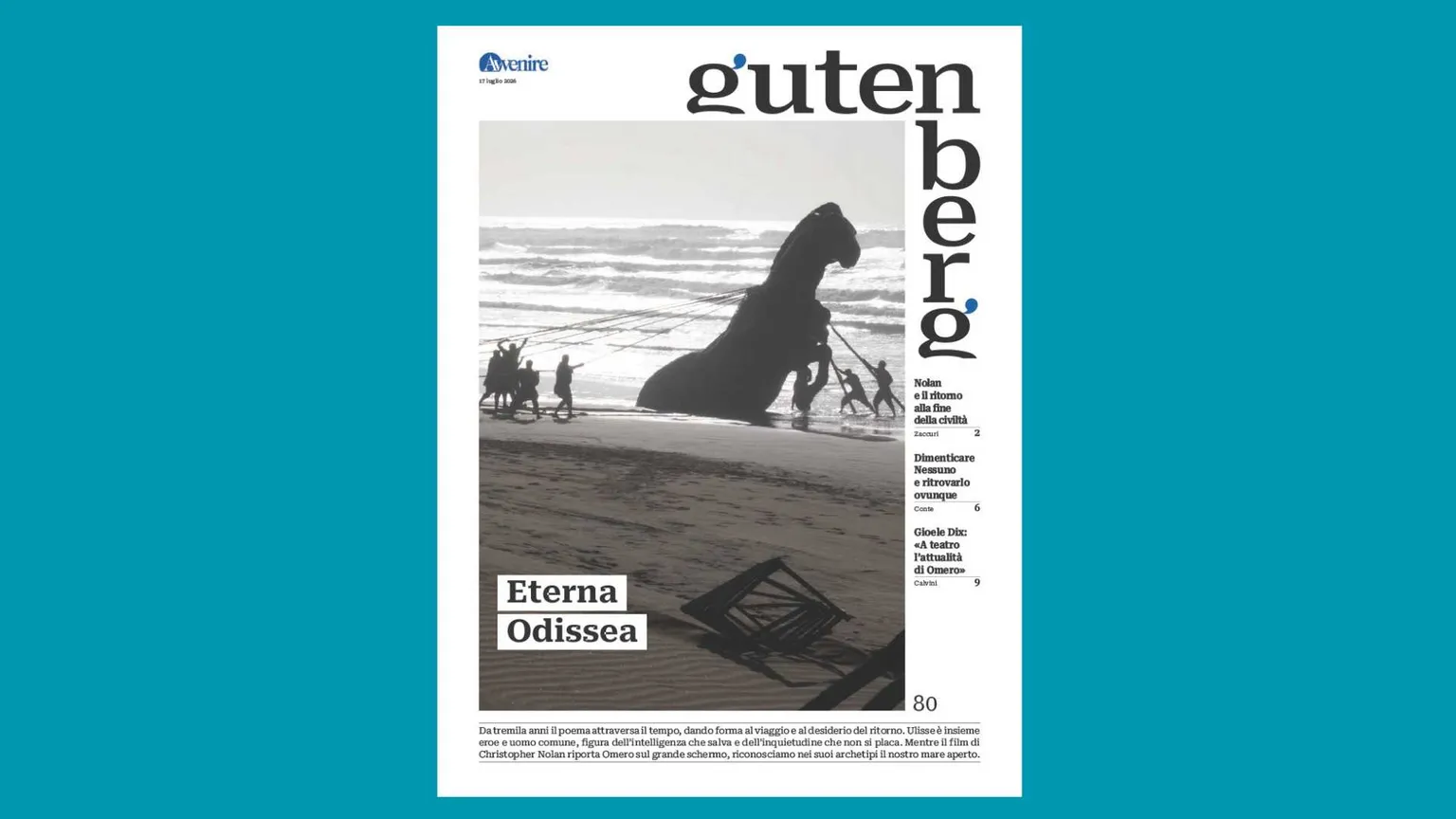 Su Gutenberg 80 è "Eterna Odissea"