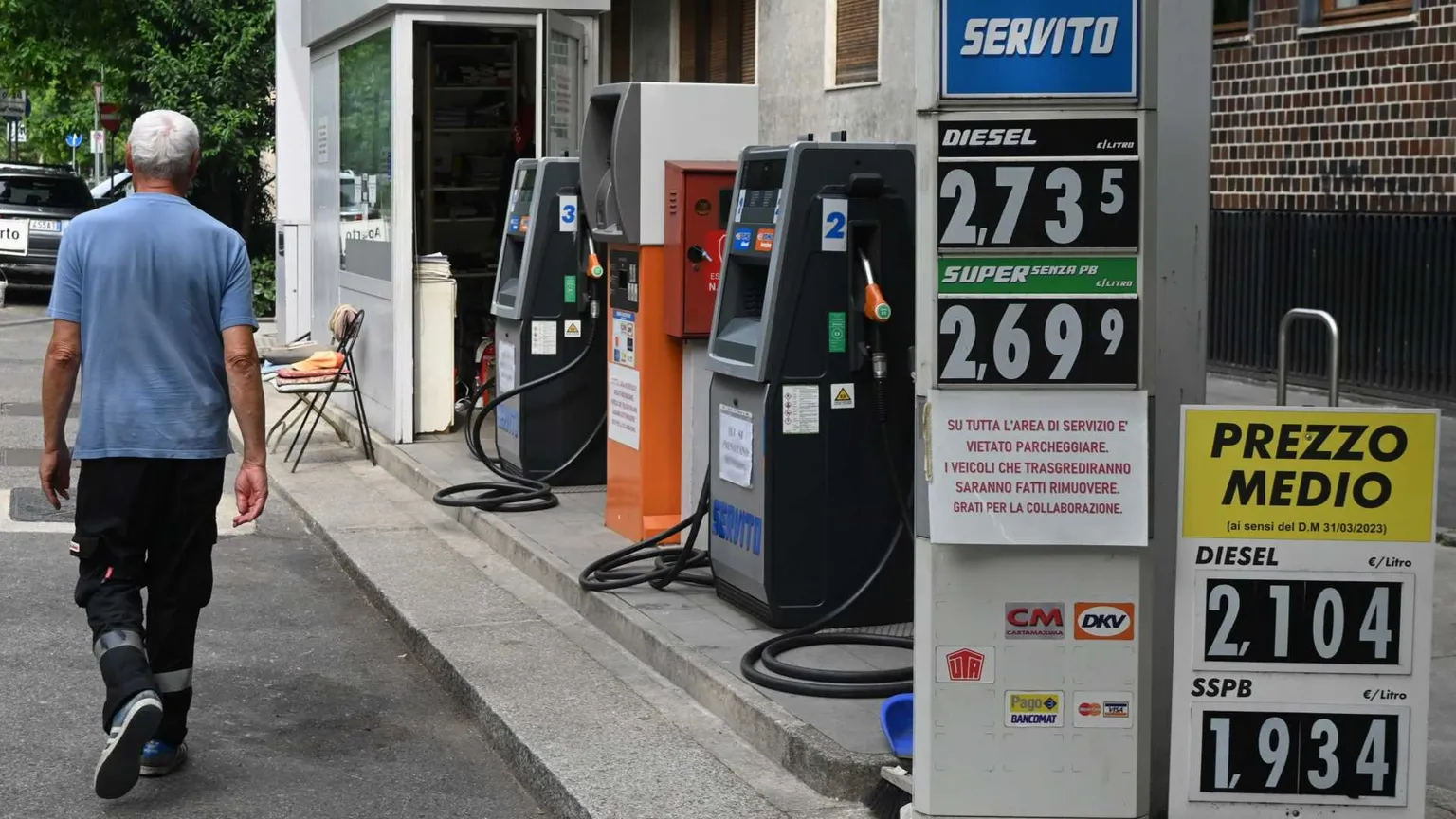 I prezzi del carburante al distributore