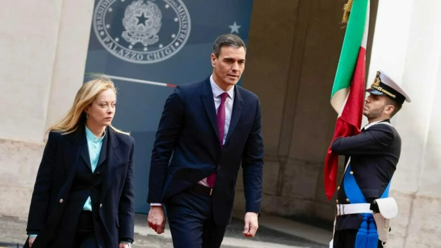 Meloni e Sanchez/ ANSA