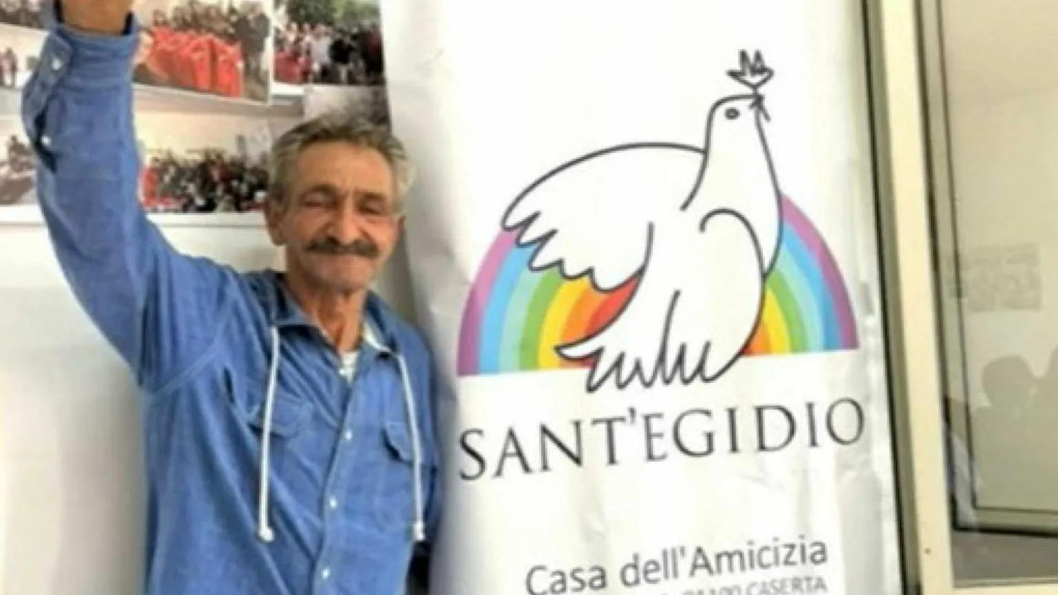 Una foto di Guido, il clochard deceduto in ospedale il 21 agosto dopo una brutale aggressione avvenuta a Caserta la scorsa settimana