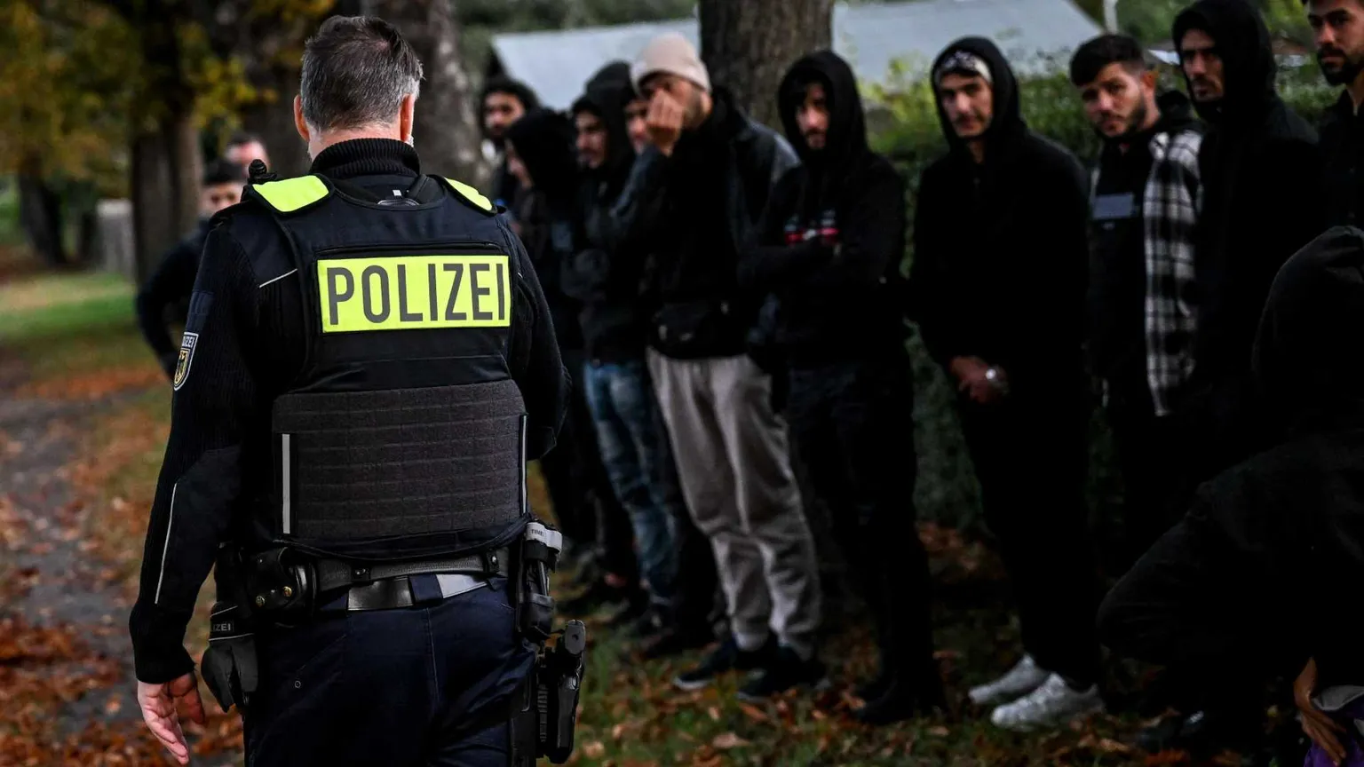 Una retata della polizia a Berlino