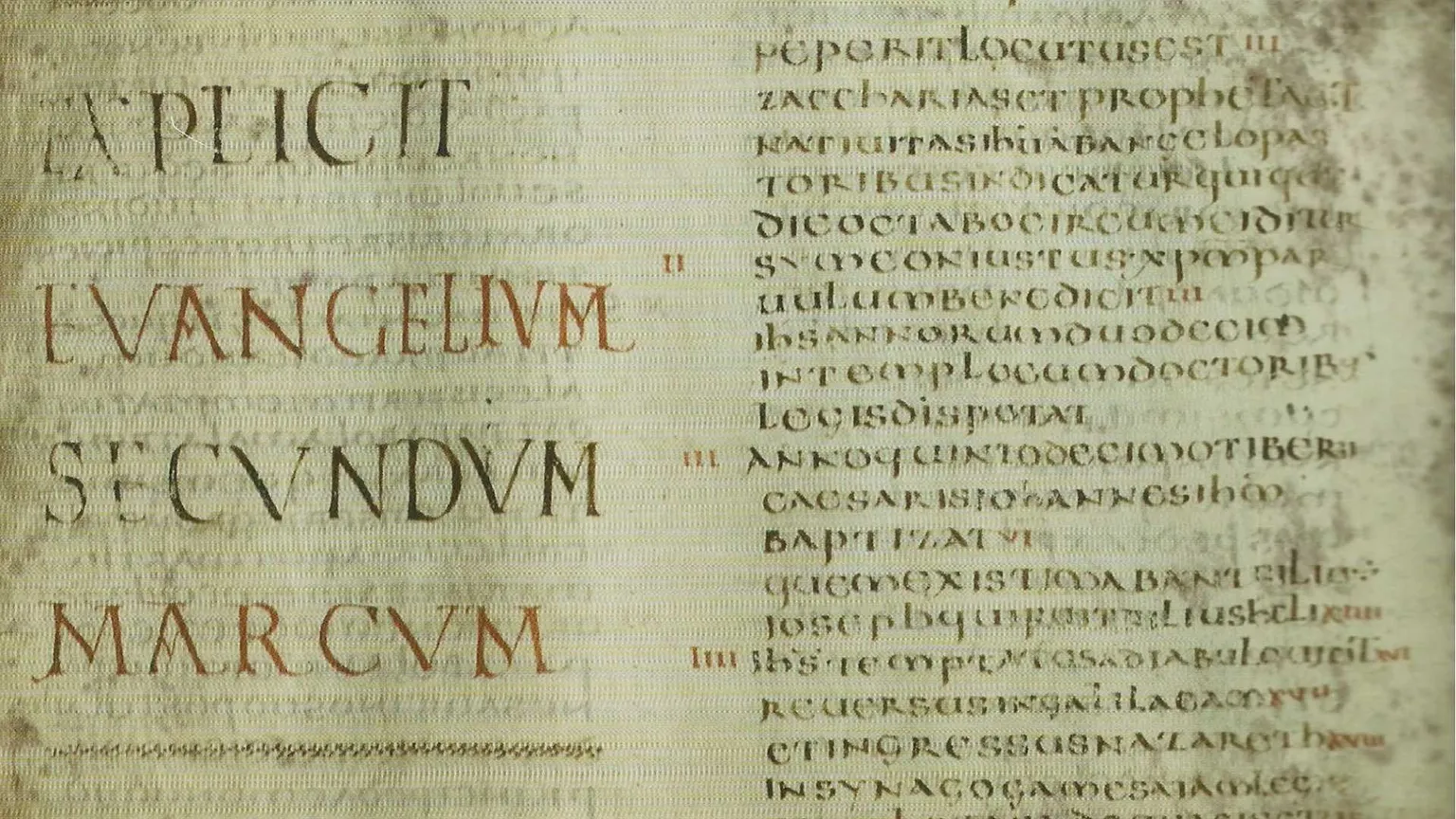 Il Vangelo di Marco riunito ad Aquileia