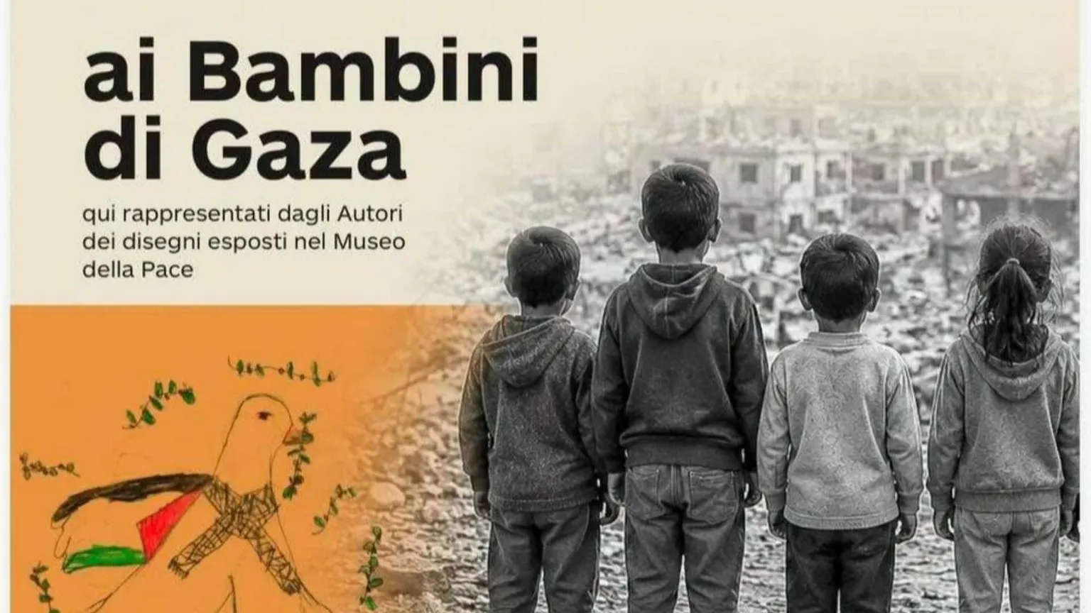 L’appello ai Comuni: «Dedicate una strada ai bambini di Gaza e di tutte le guerre»