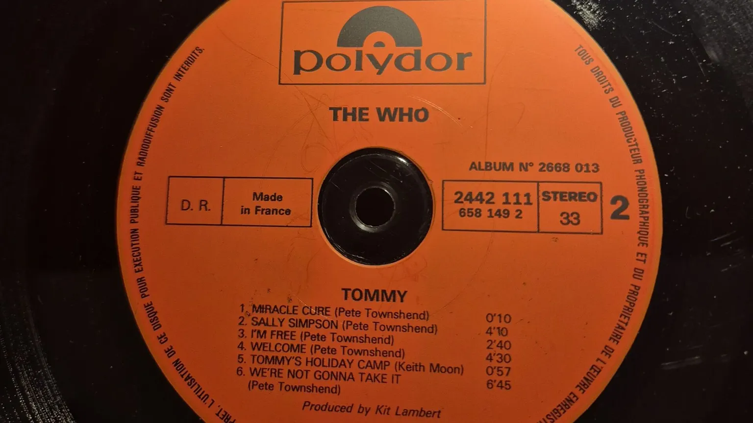 Il disco degli Who con Sally Simpson
