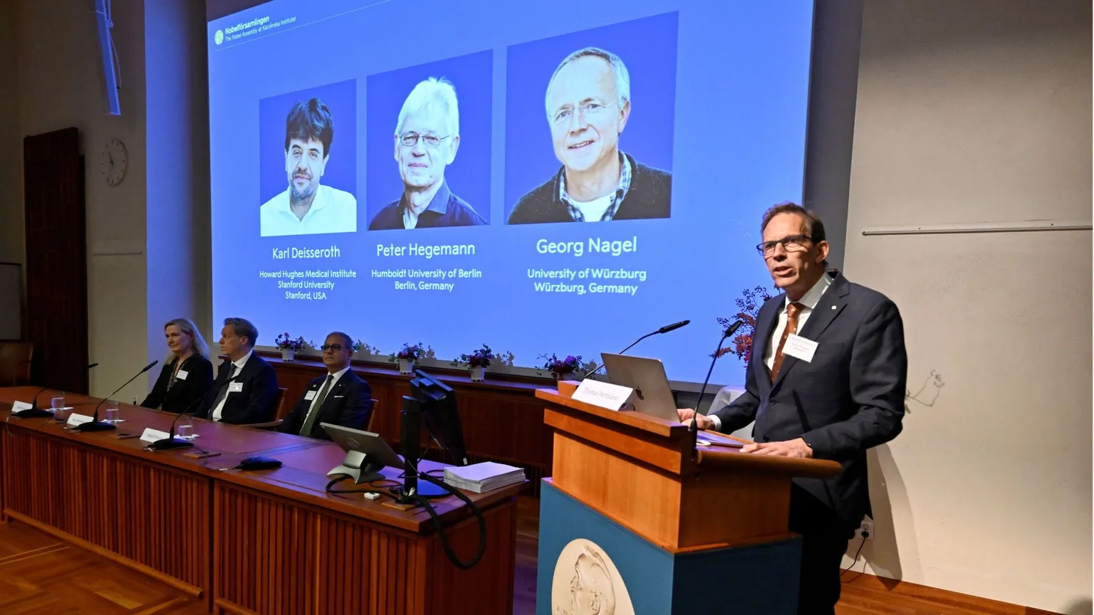 A Deisseroth, Hegemann e Nagell il Nobel per la Medicina