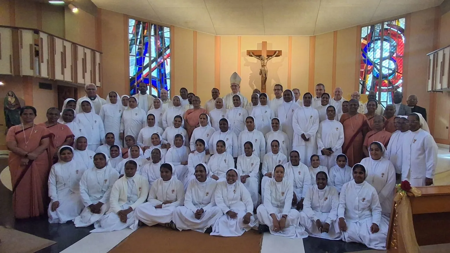 Le Suore di Sant’Anna di Tiruchirappalli a Roma per la Messa con la quale hanno celebrato i loro 50 anni di presenza in Italia