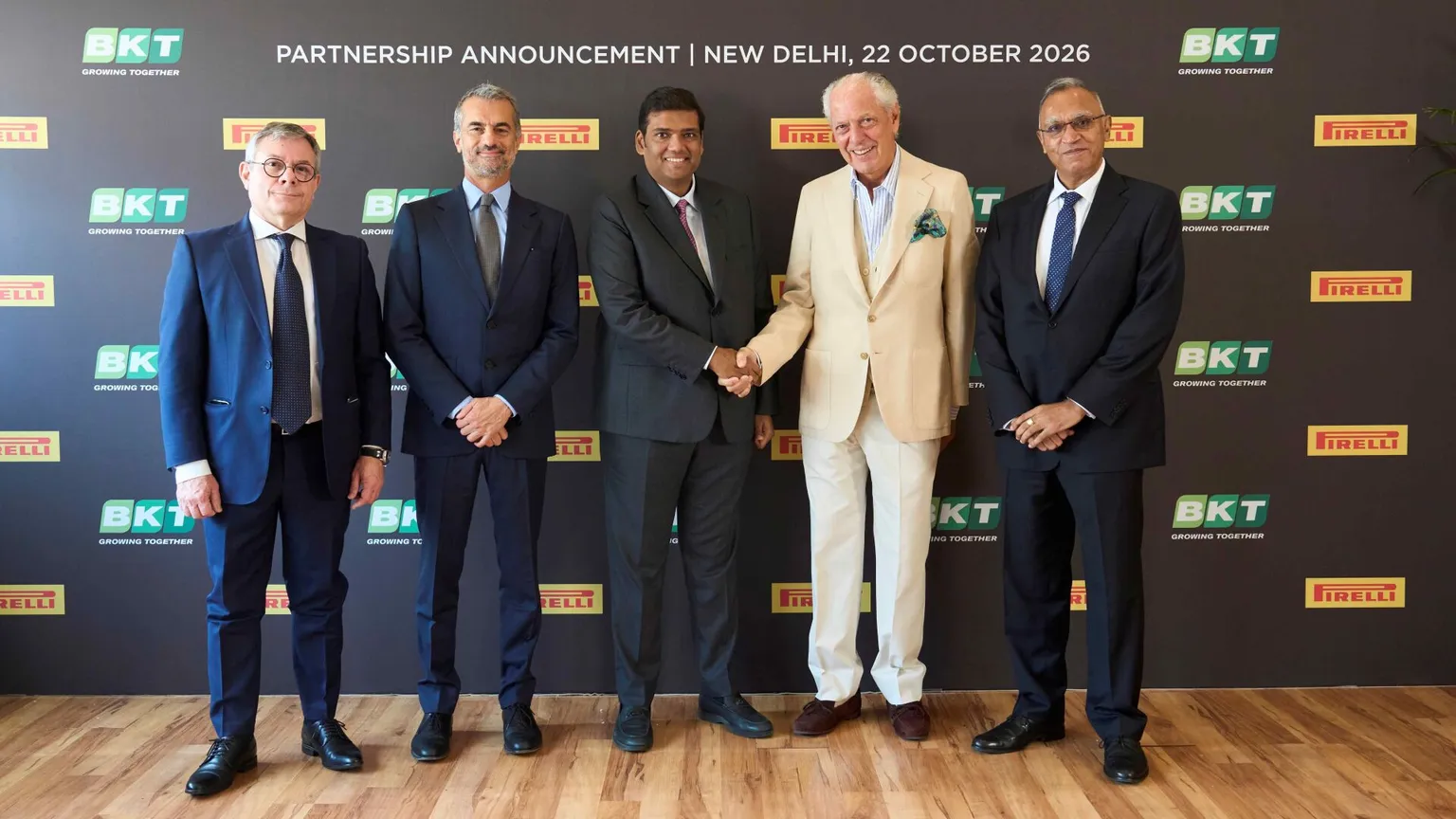 I vertici di Pirelli e BKT a Nuova Dehli