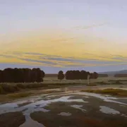 La romantica Dresda nei colori di Caspar David Friedrich