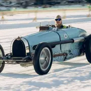 La Bugatti Type 59 regina del lago ghiacciato