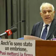 «Con Carlo Casini totale sintonia, un autentico uomo di Dio»