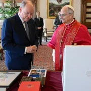 Il principe Alberto II di Monaco ricevuto in udienza da Leone XIV in Vaticano lo scorso 17 gennaio