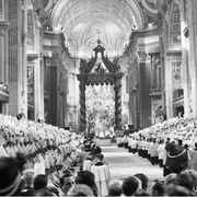 La sessione di apertura del Concilio