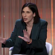 La segretaria del Pd Elly Schlein. Foto Ansa