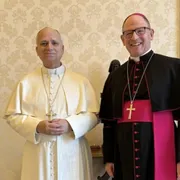 Randazzo con papa Leone XIV
