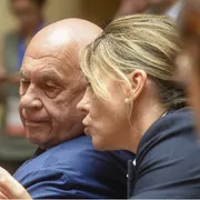 Nella foto da sinistra il ministro della Giustizia Carlo Nordio e il capo di gabinetto Giusi Bartolozzi. Foto d'archivio