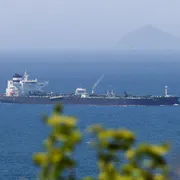Una nave petroliera
