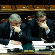 Da sinistra, il vicepremier e ministro degli Esteri Antonio Tajani e il ministro dell’Economia Giancarlo Giorgetti / Ansa