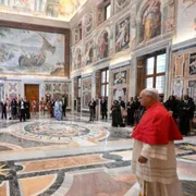 L'udienza del Papa agli ambasciatori di Sierra Leone, Bangladesh, Yemen, Rwanda, Namibia, Maurizio, Ciad e Sri Lanka / VATICAN MEDIA