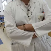 Un medico internista in una foto d'archivio