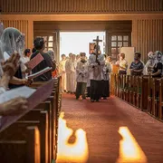 Una Messa per le vittime dell'atomica nella Cattedrale di Nagasaki / ALAMY