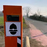 Un autovelox nel comune di Buccinasco, nel Milanese / ANSA