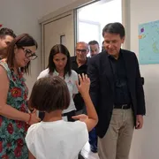 Il leader del M5s Giuseppe Conte