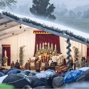 Un momento del rito di consacrazione dei quattro vescovi lefebvriani avvenuto ieri, 1 luglio 2026, in Svizzera / ANSA