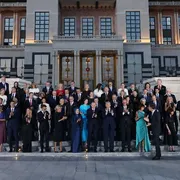 La foto di gruppo dei leader Nato