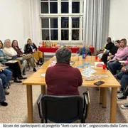 Alcuni dei partecipanti al progetto “Avrò cura di te”, organizzato dalla Comunità Papa Giovanni XXIII